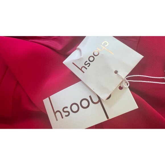 2/$30 NWT Choosy Size 12 Deep Rose Pink Double Breasted Betsy Blazer - Picture 8 of 16